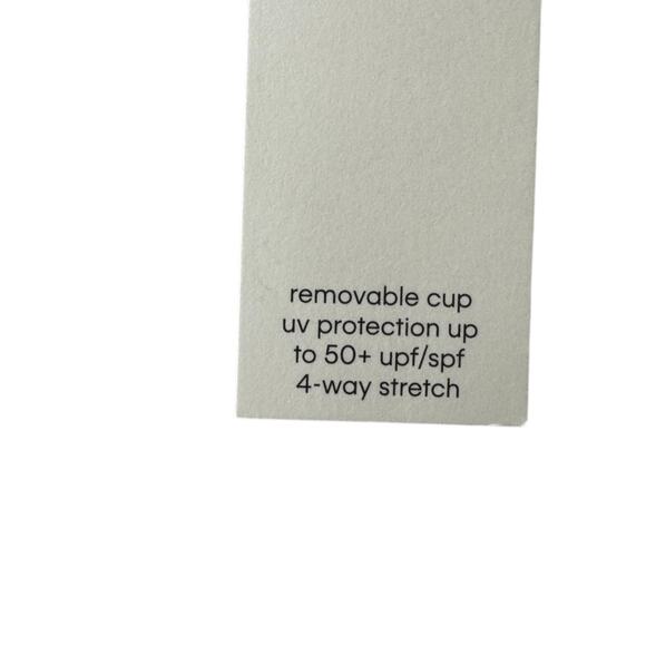 Calvin Klein Starburst One-Piece Swimsuit White 4-way Stretch UPF 50+ Sz 8  NEW - Picture 7 of 7